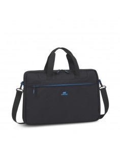 Rivacase 8037BK Valigetta ventiquattrore per Notebook 16" Poliestere con Tracolla Nero - 8037BK