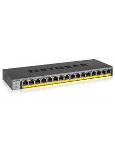 16PT POE/POE+GIGABIT UNMANAGED SWCH - GS116LP-100EUS