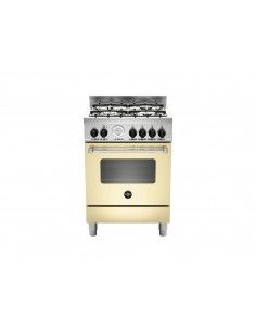 Bertazzoni La Germania AMN664GCRT Cucina Gas 4 Fornelli con Forno da 60 cm Crema