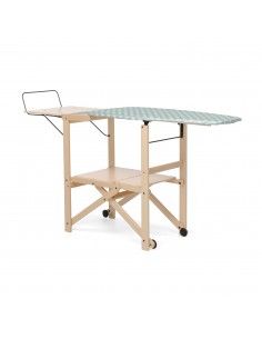 Foppapedretti ASSONATURALE Asse da Stiro NATURALE 101 x 49 cm Ripiegabile Alluminio, Cotone, Poliestere