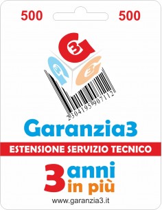 Garanzia3-500: Estensione Garanzia  al miglior prezzo | Tekworld