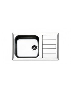 Apell LNG861ILBC Lavello 86X23 cm 1 Vasca Rettangolare Con gocciolatoio sinistro Acciaio inossidabile