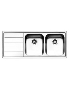 Apell LN1162ILBC Lavello 117X51 cm 2 Vasche Acciaio inossidabile