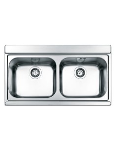 Apell IR902ISC Lavello 90X51 cm 2 Vasche Acciaio inossidabile