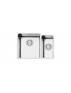 Apell FEM3418UBC Lavello 60X45 cm 2 Vasche Rettangolare Acciaio inossidabile