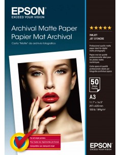 Epson Carta MATTE DA ARCHIVIO A3 50 Fogli - C13S041344