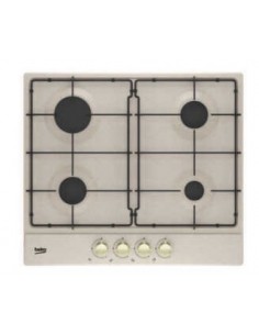 Beko HIAG 64224 SAVR Piano Cottura Gas 4 Fornelli 58 cm Antracite