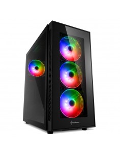 Sharkoon Case Midi Tower PC Acciaio, Vetro temperato Nero - TG5 PRO RGB