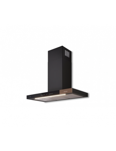 Faber T-AIR KL A90 Cappa aspirante a parete 90 cm Classe A+ Nero | tekworld.click