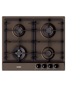 Blanco EXCLUSIVE 6X5-4 Piano Cottura Gas 4 Fornelli 58 cm Marrone | tekworld.click
