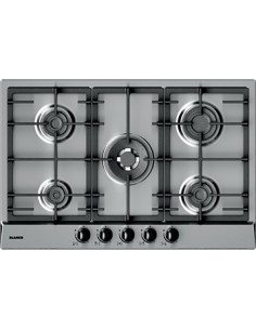 Blanco EXCLUSIVE 7X5-5 Piano Cottura Gas 5 Fornelli 75 cm Acciaio inox | tekworld.click