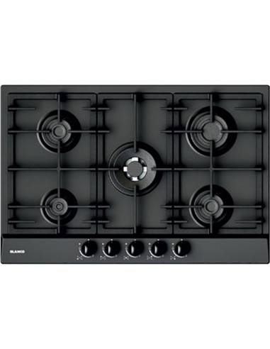 Blanco EXCLUSIVE 7X5-5 Piano Cottura Gas 5 Fornelli 75 cm Antracite | tekworld.click
