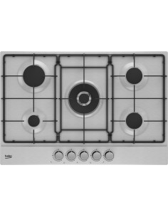 Beko HIAW75224SXE Piano Cottura Gas 4 Fornelli 75 cm Inox