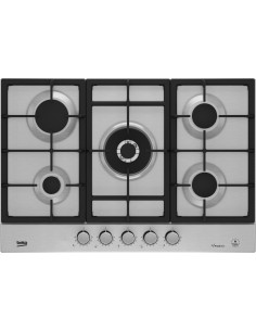 Beko HIAW75226SXE Piano Cottura Gas 5 Fornelli 75 cm Stainless steel