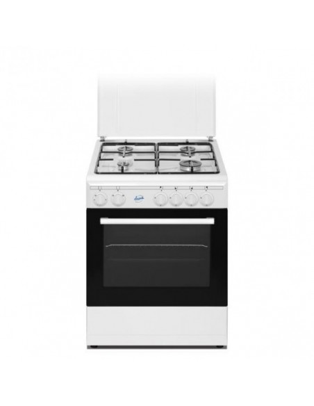 Ducati SD664WE Cucina da 60 cm 4 Fuochi a Gas con Forno Elettrico  Bianco  | tekworld.click