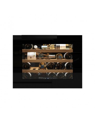 NEVADA NW24S-BFG-H Cantina Vino 24 bottiglie Classe F Nero | tekworld.click