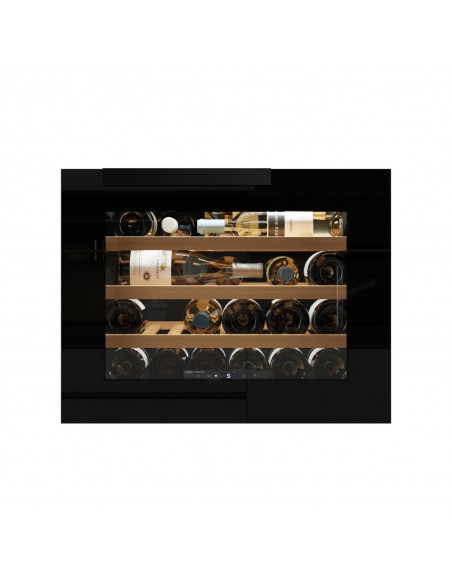 NEVADA NW24S-BFG-H Cantina Vino 24 bottiglie Classe F Nero | tekworld.click