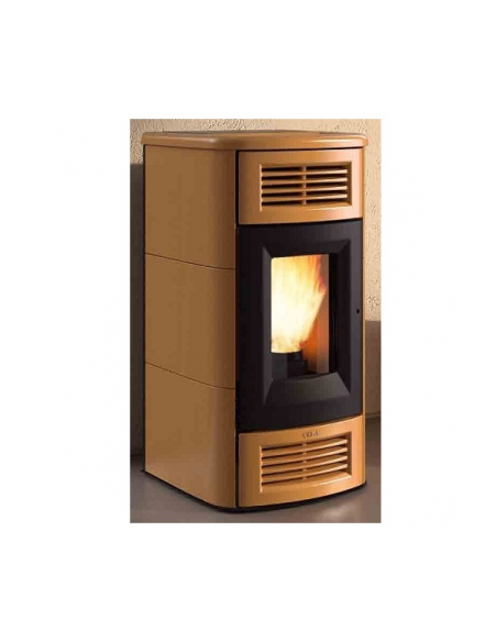 COLA BEAUTY LUX LA13V20Y Stufa Canalizzata Maiolica Cuoio | tekworld.click