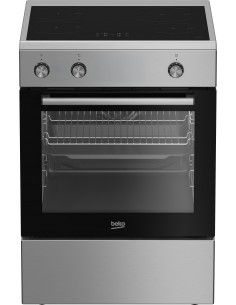 Beko FBE69100X Cucina Piano cottura a induzione 4 Fornelli con forno Elettrico da 60 cm Acciaio inox