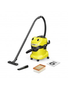 Karcher WD 4 V-20/5/22 Aspirapolvere portatile AC Nero, Giallo