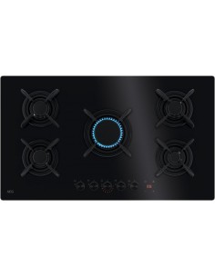 Aeg HKB95453NB Piano Cottura Gas 5 Fornelli 88 cm Nero