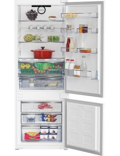 Beko BCNE400E40SN Frigorifero Combinato da Incasso 370 L No Frost Classe E Bianco