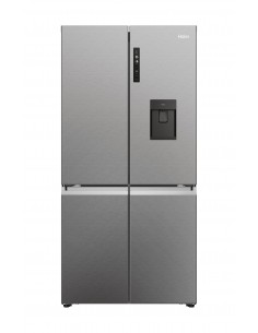 Haier HCR5919EHMP Frigorifero Combinato 525 L No Frost Classe E Platino, Acciaio inox