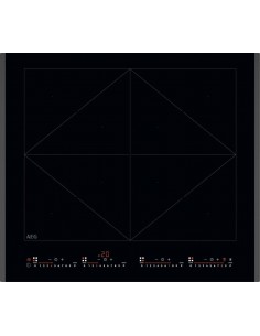 Aeg NIR64T00FB Piano Cottura Piano cottura a induzione 4 Fornelli 59 cm Nero