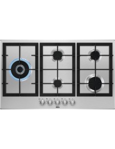 Aeg HGB95522SM Piano Cottura Gas 5 Fornelli 86 cm Acciaio inox