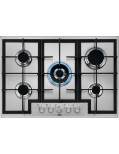 Aeg HGB75420SM Piano Cottura Gas 5 Fornelli 75 cm Acciaio inox