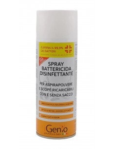 SPRAY DISINFETTANTE PER ASPIRAPOLVERE CON E SENZA SACCO