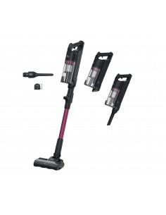 Hoover HF1M10HX 011 Scopa elettrica Batteria Senza sacchetto 0,7 L Magenta, Nero