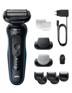 Braun Series 5 Rasoio elettrico Batteria Blu