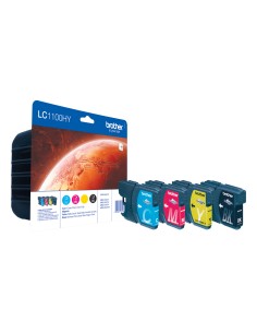 Brother LC1100HYVALBP Cartuccia Nero, Ciano, Magenta, Giallo Originale