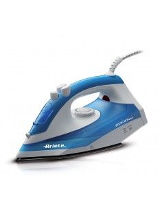 Ariete 6234 Ferro da stiro a secco e a vapore Piastra in Teflon soleplate 2000 W Blu, Bianco