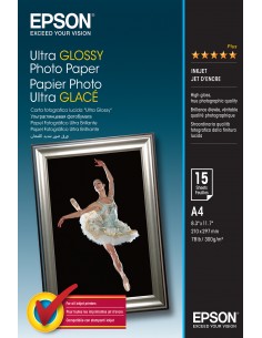 Epson Carta Fotografica Lucida ULTRA A4 15FG - C13S041927