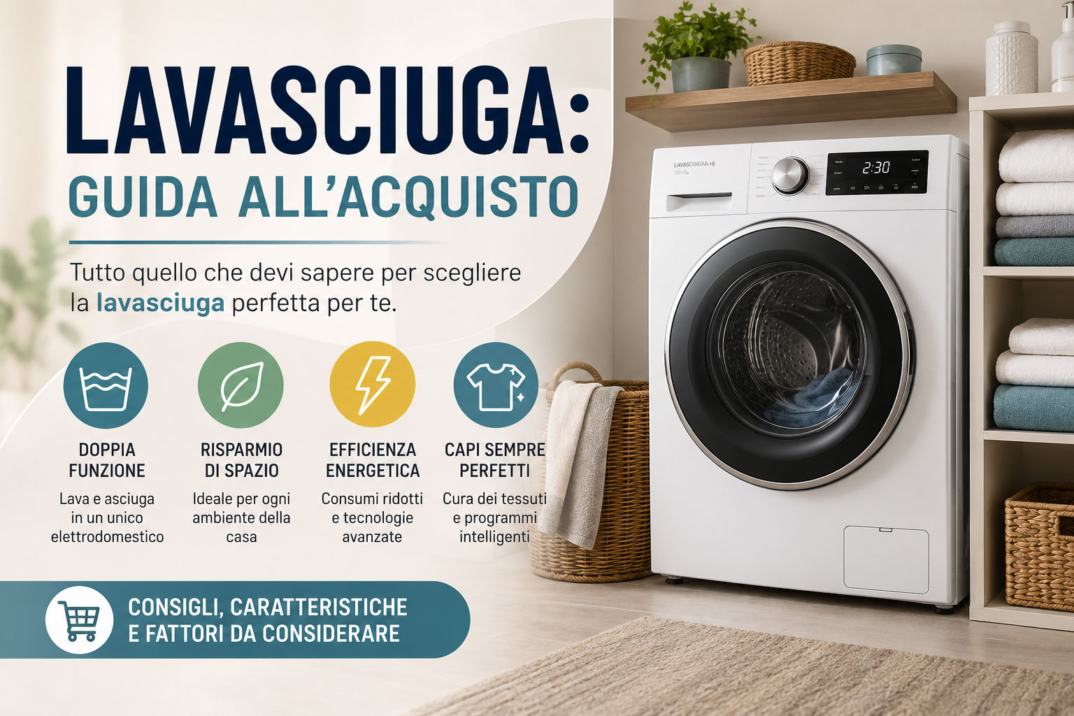 Lavasciuga: Guida all'acquisto