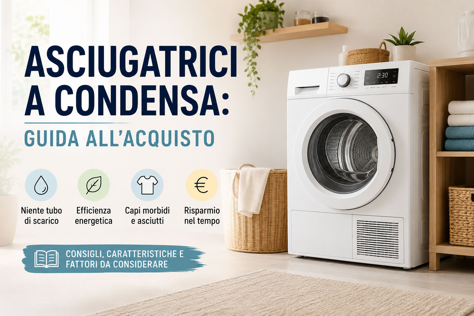 Asciugatrici a condensa: Guida all'acquisto