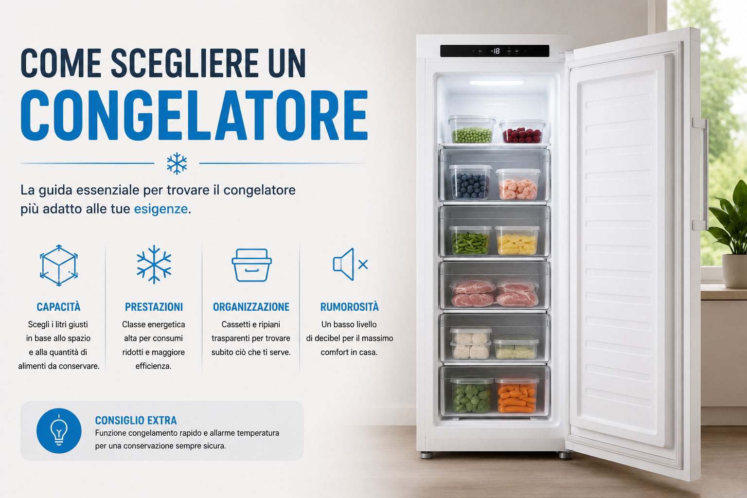 Come scegliere un Congelatore